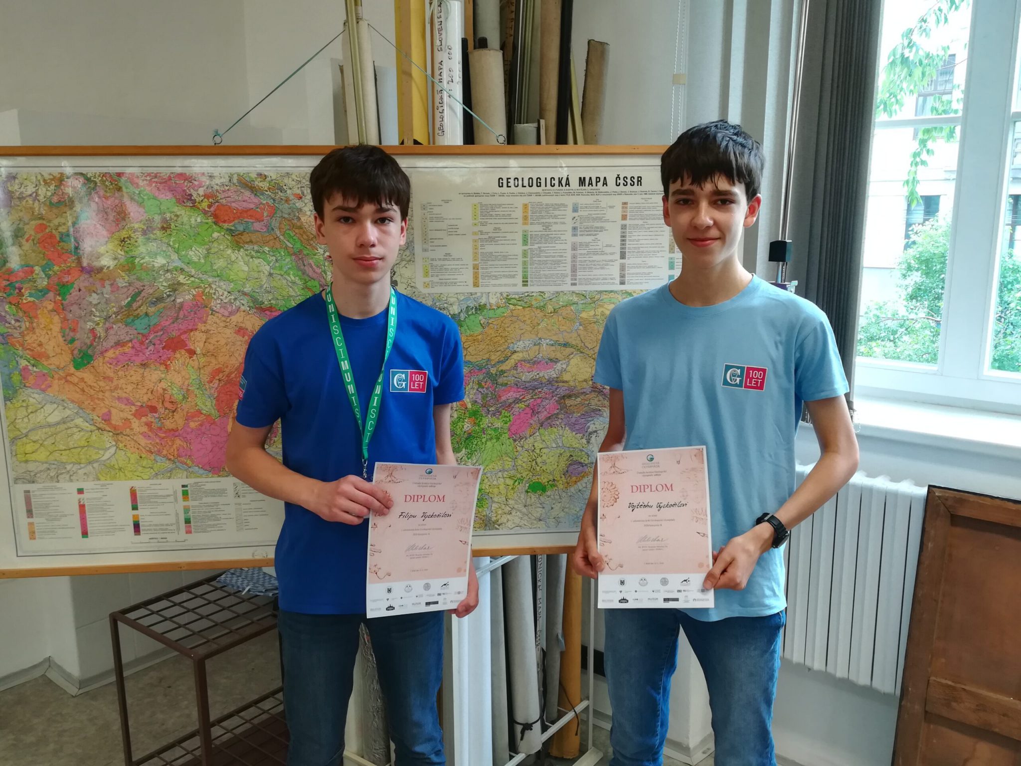 Úspěchy v Geologické olympiádě – 4. a 5.místo v celostátním kole