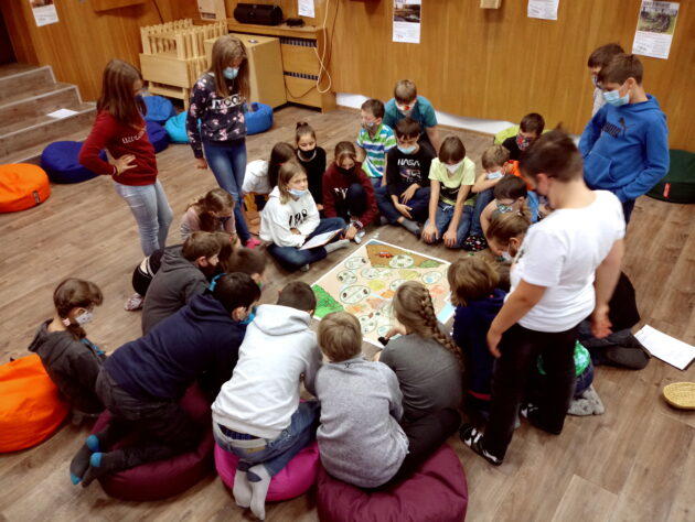 Výukový ekologický program Na suchu - spolupráce žáků