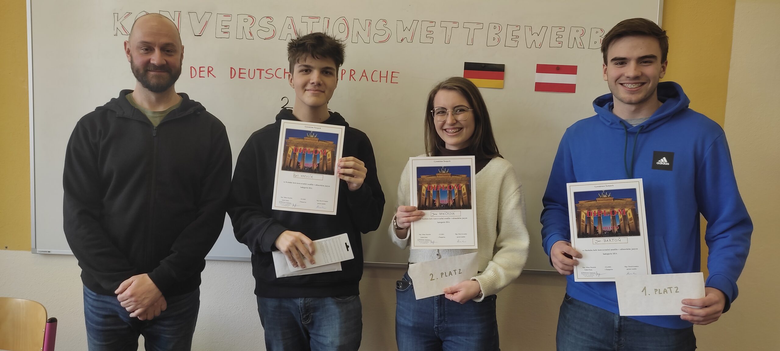 Konverzační soutěž v německém jazyce, kategorie III A