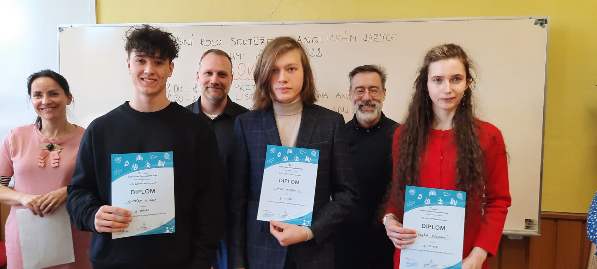 Congratulations to Vojtěch Klimek of 3A!