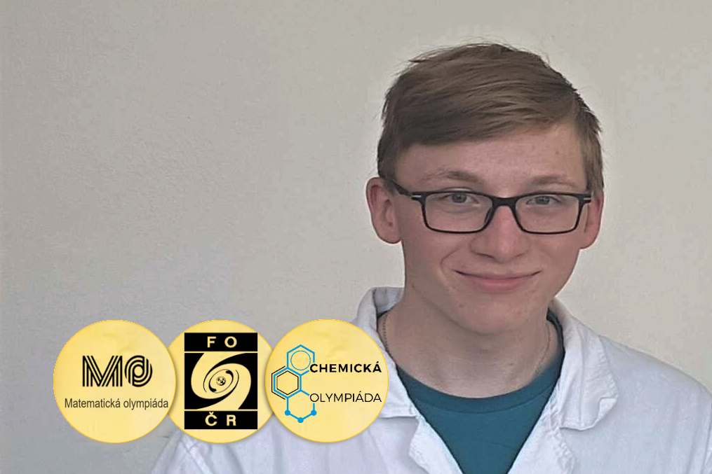 Zlatá medaile z krajského kola chemické olympiády B