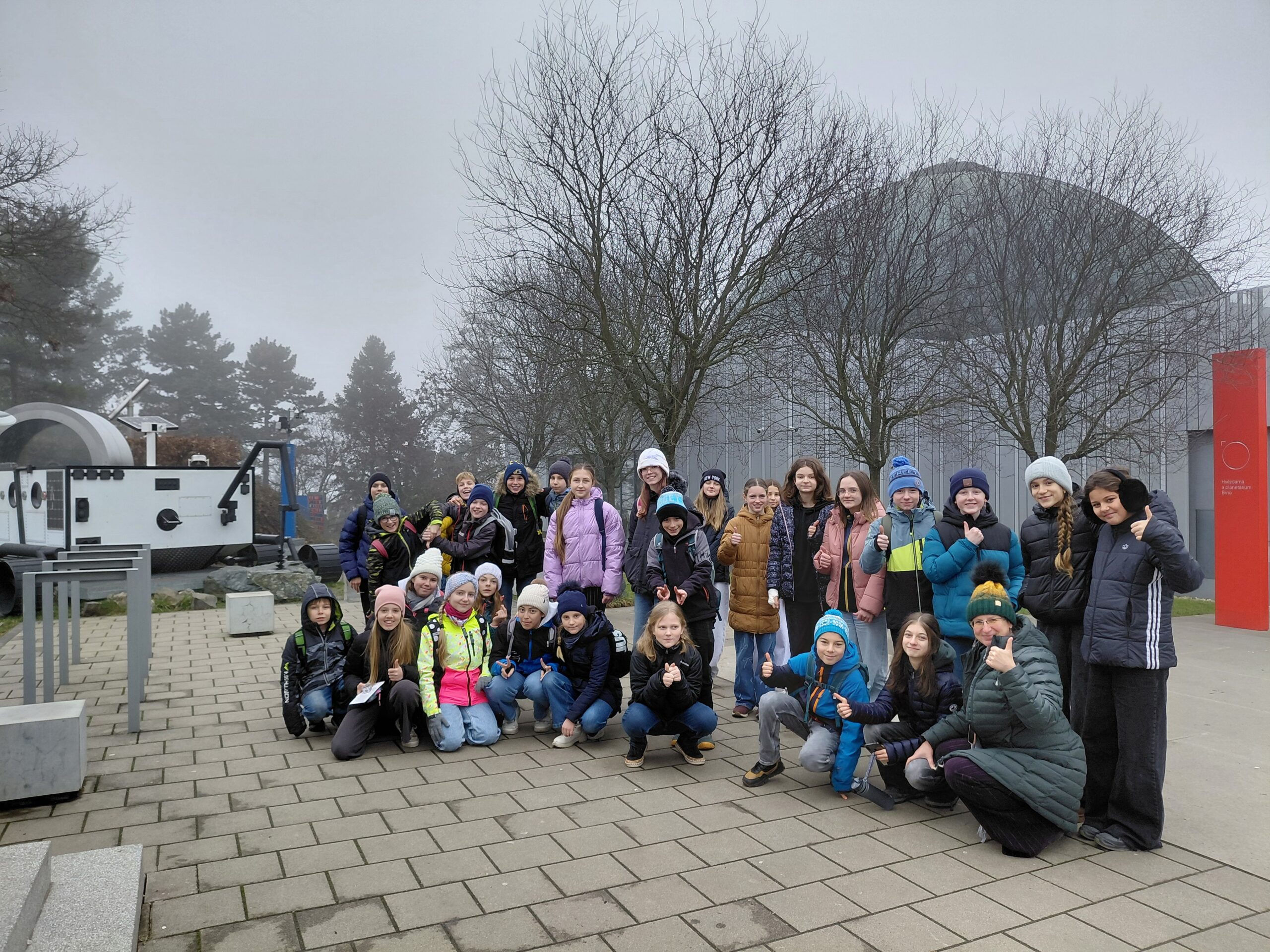 G.1 na fyzikální exkurzi v Brně