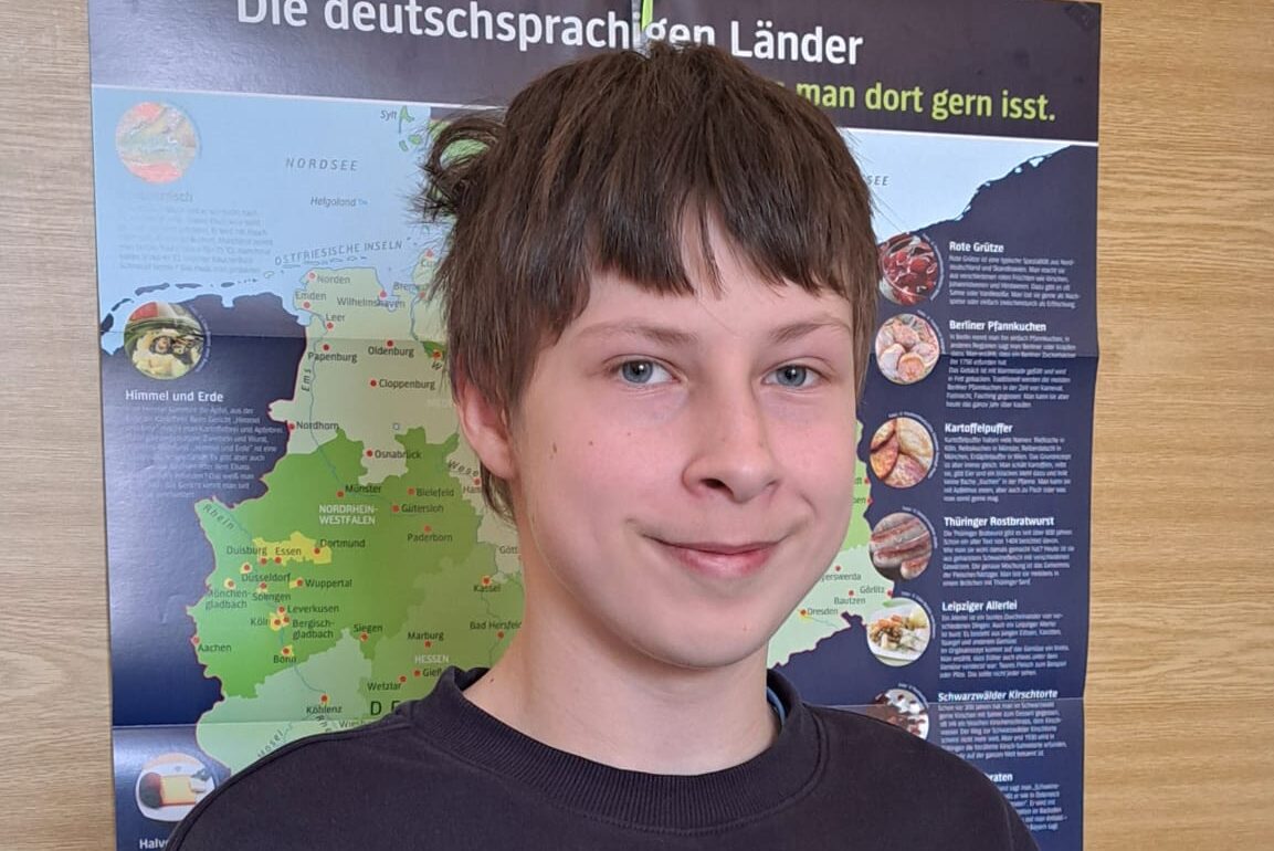 Ondřej Procházka vyhrál v kraji Olympiádu v německém jazyce