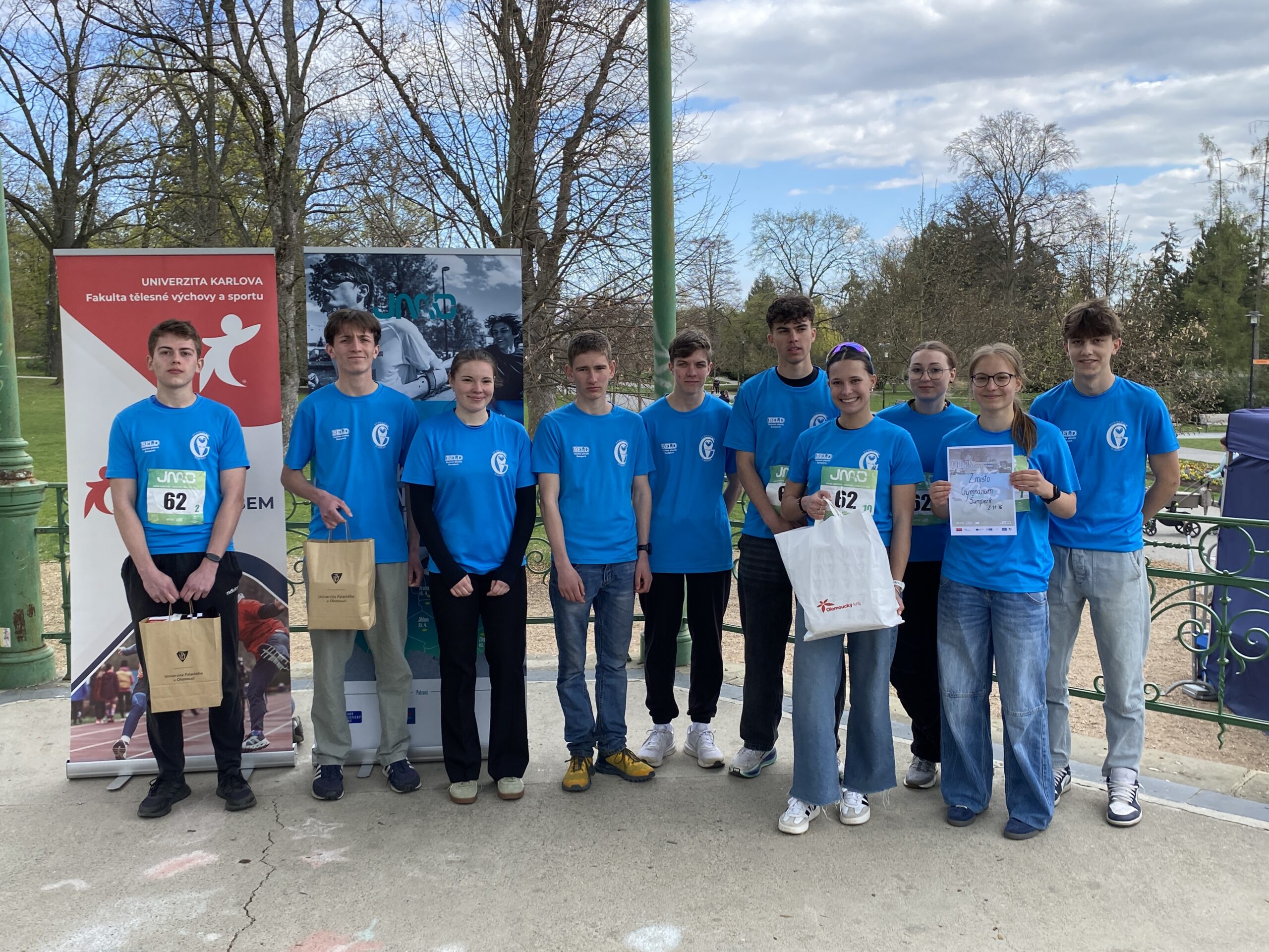 Postup běžců na Prague International Maraton